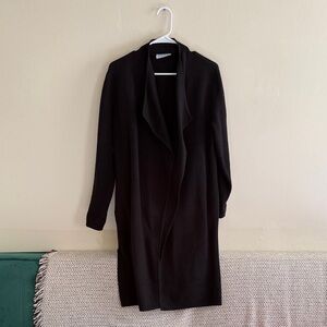 Chicwish Black Open Front Cardigan
